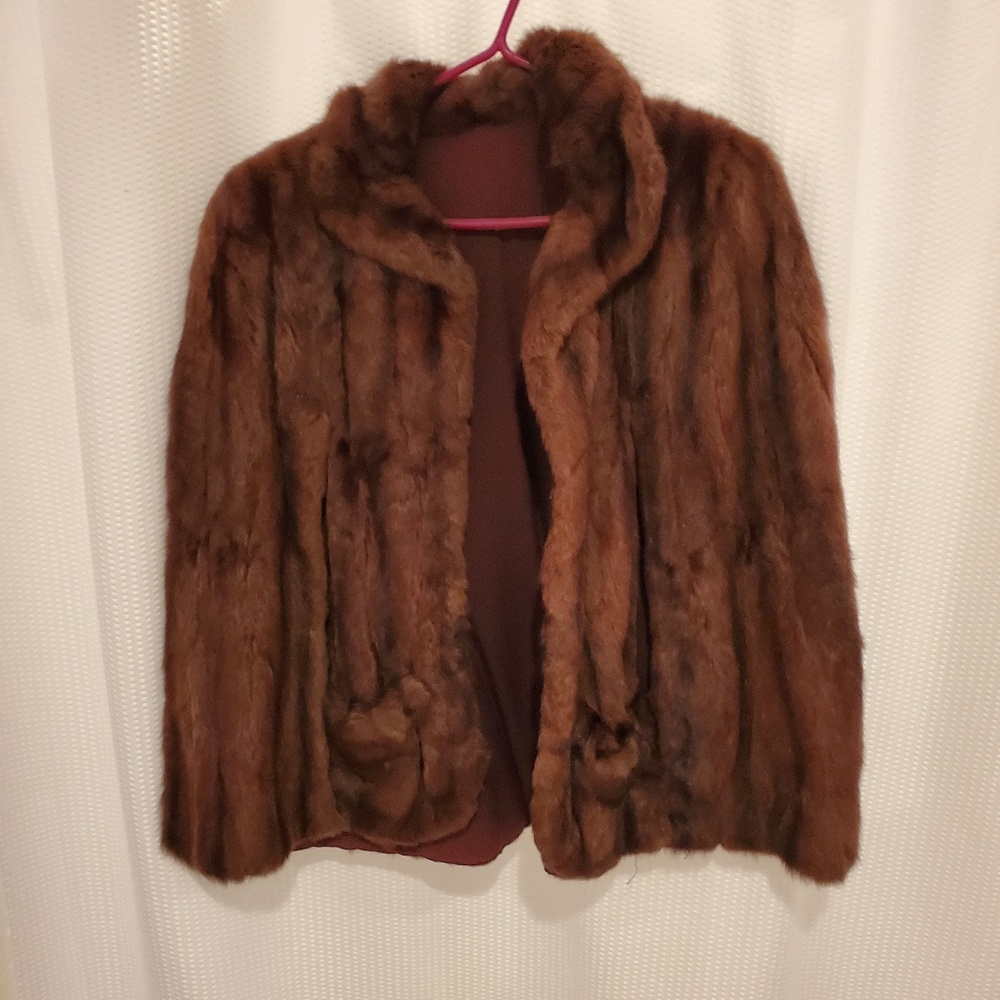 Vintage fur shawl